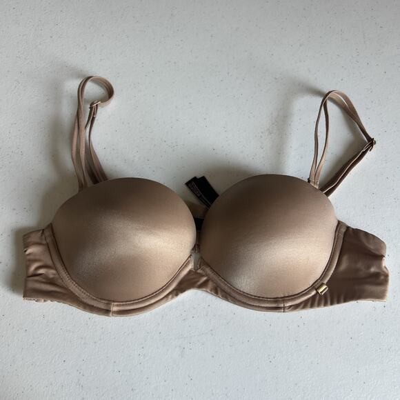Victoria's Secret Women's 34A Tan Strapless Convertible Bra Multiway very sexy - Picture 2 of 14